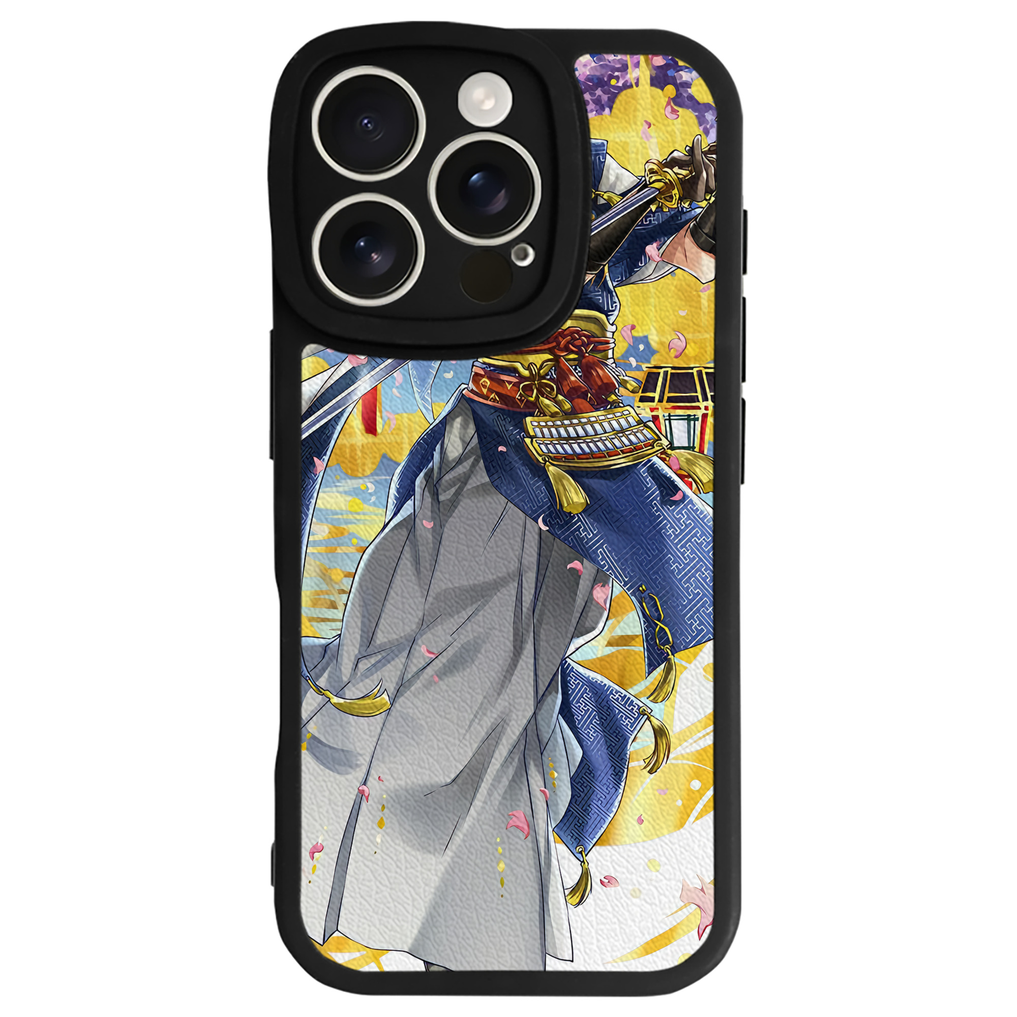 （画像用） 刀剣乱舞 Touken Ranbu 【iPhone 16シリーズ対応】シリコンスマホケース（レザー調） 材質：シリコン